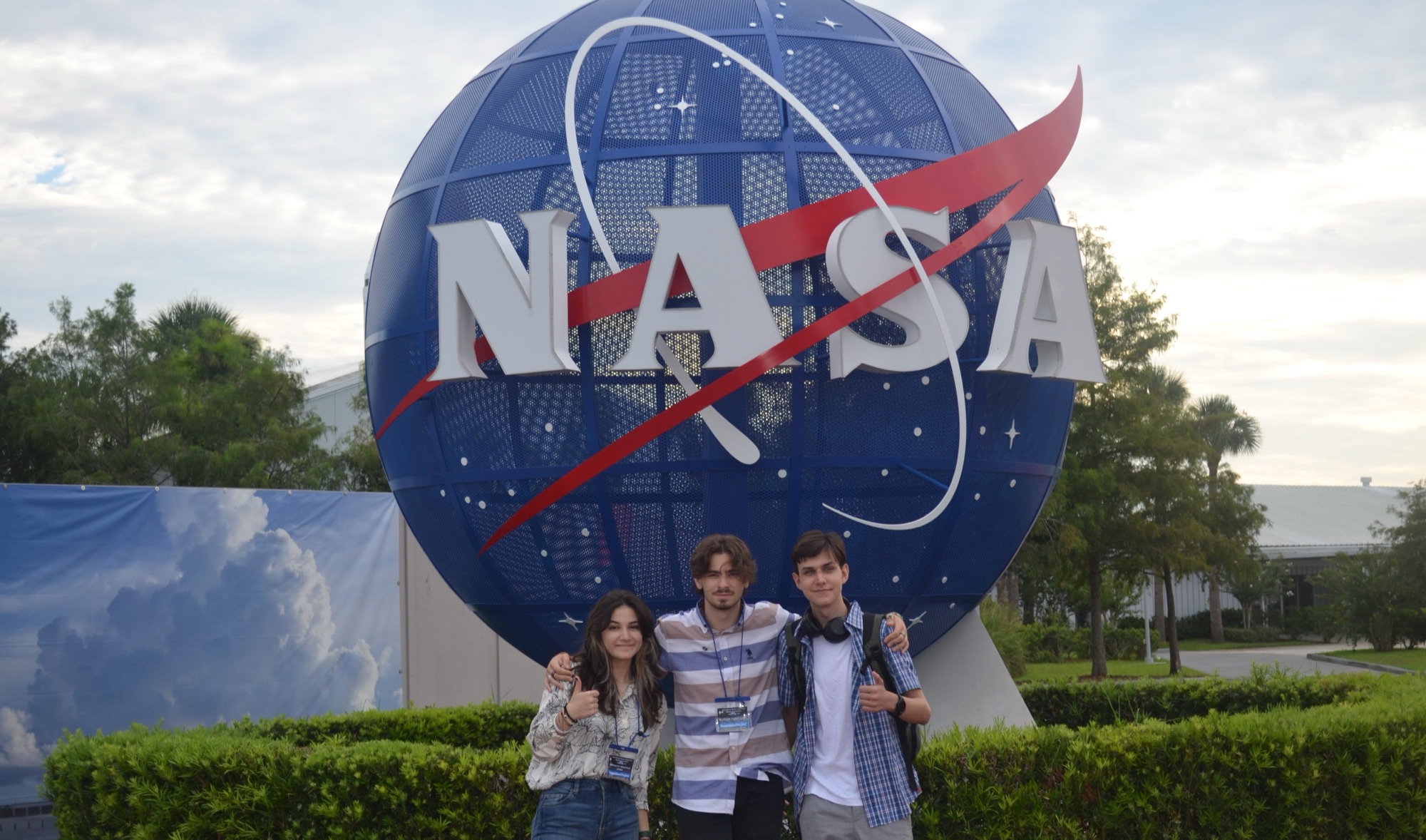 Three students of the Romanian team at ISSDC 2023